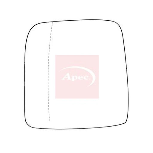 Apec Exterior Wing Mirror Glass Left AMS2065