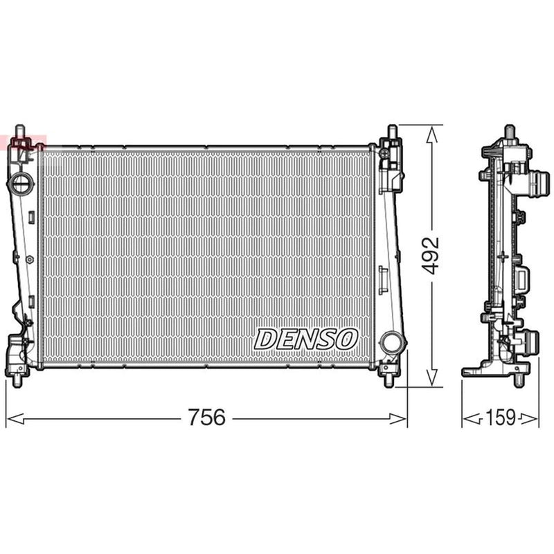 Denso Engine Radiator DRM09178