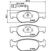 Mintex Front Brake Pad Set MDB1733