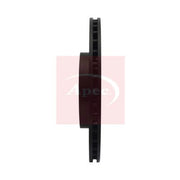 Apec 2 x Vented Rear Brake Discs DSK3244