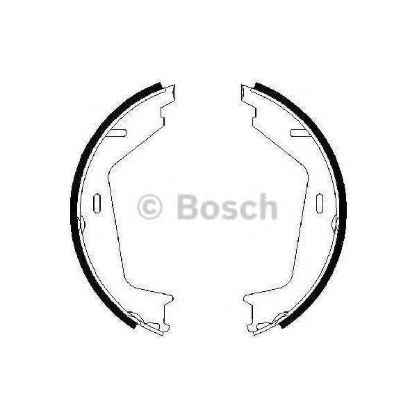 Genuine Bosch Brake Shoe Bs858 Fits Volvo V70 D5 - 2.4 - 01-07 0986487623 Bosch  - Town Parts