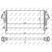 NRF Intercooler (Charge Air Cooler) 30917