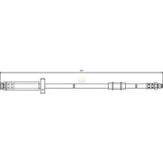 NAPA Brake Hydraulic Hose Line Front NBH1392