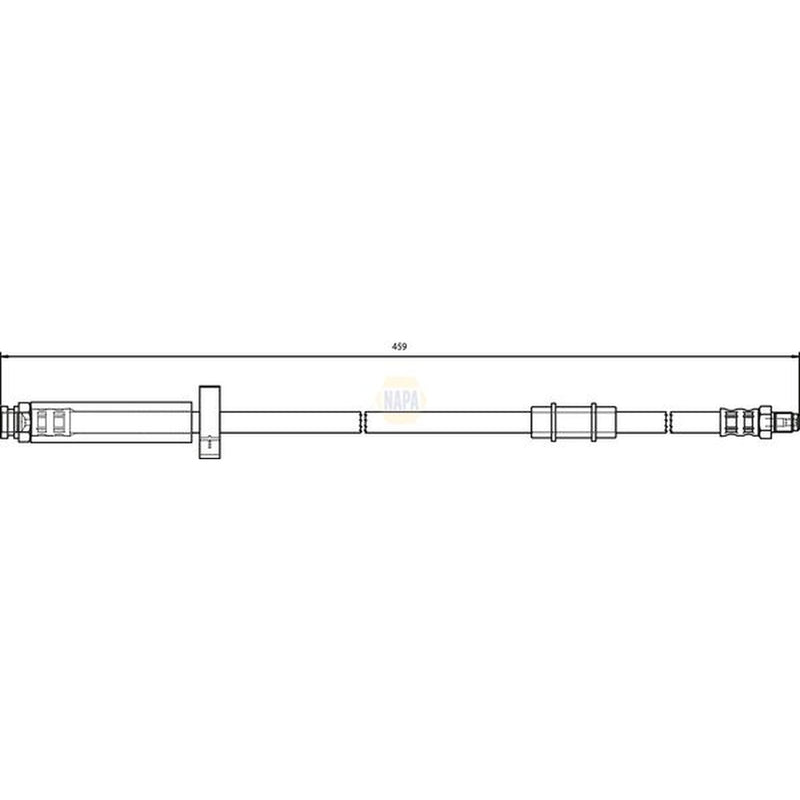 NAPA Brake Hydraulic Hose Line Front NBH1392