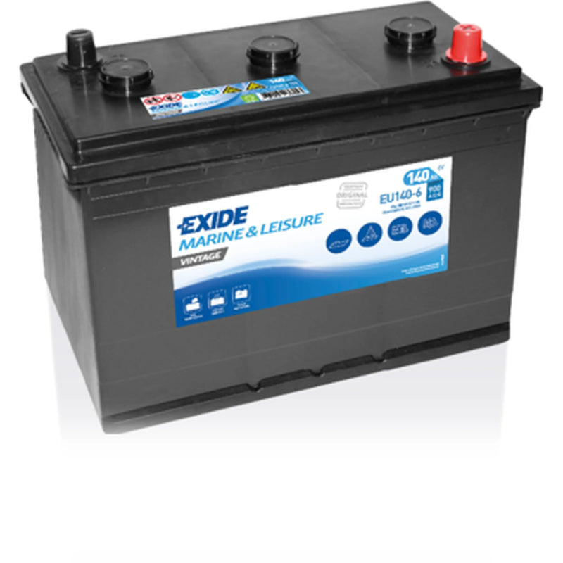 Exide Battery 6V 140Ah 900A EU140-6 OE B510273 XI7711102585 9973021