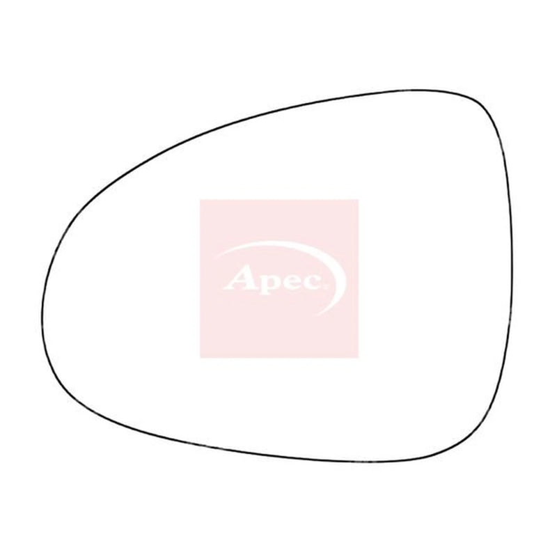 Apec Exterior Wing Mirror Glass Left AMS2663