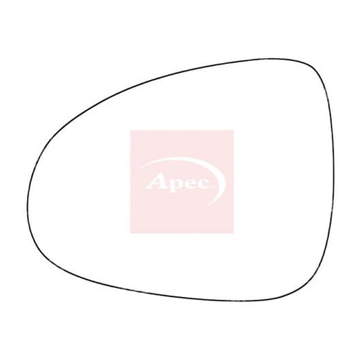 Apec Exterior Wing Mirror Glass Left AMS2663