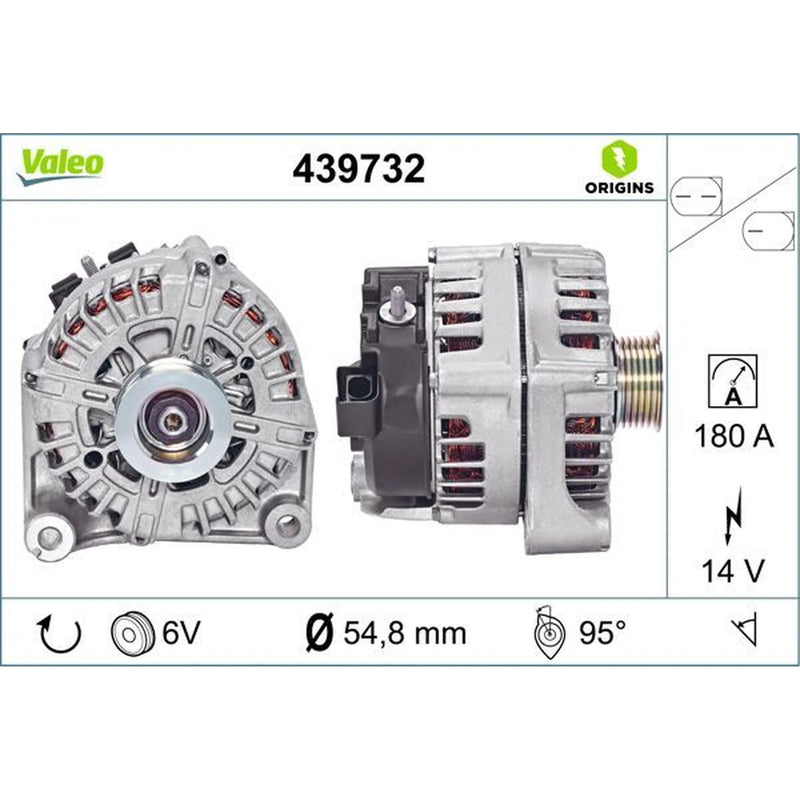 Valeo Car Alternator 12V 439732
