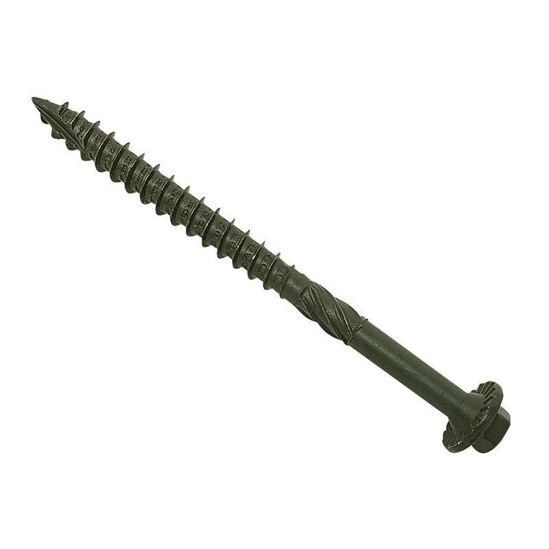 ForgeFix Timber Fixing Screws Green Treated 6.3 x Bag 20 65-250mm