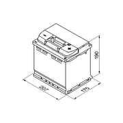 Bosch Batteries Battery 12V 52Ah 470A 0 092 S40 020