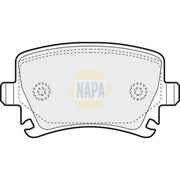 NAPA Rear Brake Pad Set NBP1511