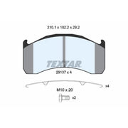 Textar Rear Brake Pad Set 2913706