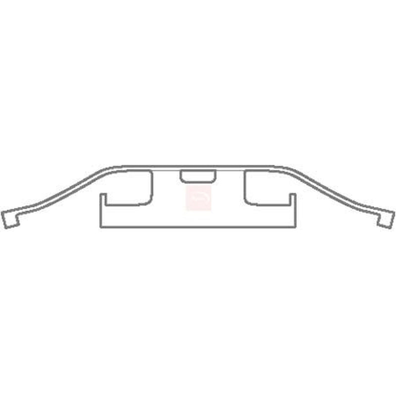 Apec Brake Pad Accessory Fitting Kit Rear KIT1131