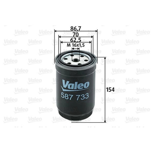 Valeo Fuel Filter Element 587733