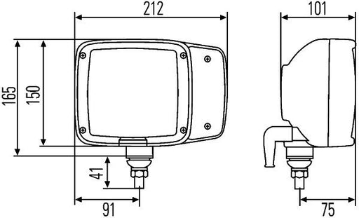 Hella 1SA 996 120-177 Headlight