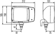 Hella 1SA 996 120-067 Headlight