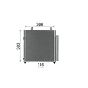 Mahle Air Conditioning Condenser AC 1049 000S