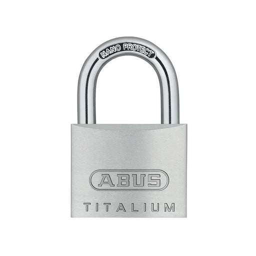 ABUS Mechanical 64TI/40mm TITALIUM™ Padlock Twin Pack - 10056378-01