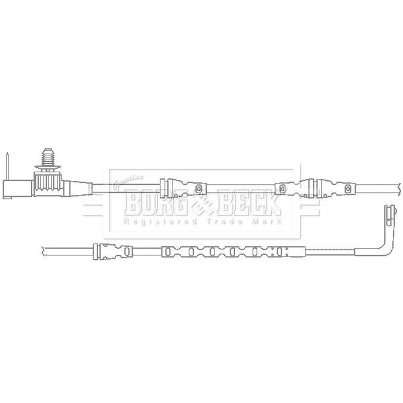 Borg & Beck Brake Pad Wear Sensor Rear BWL3118