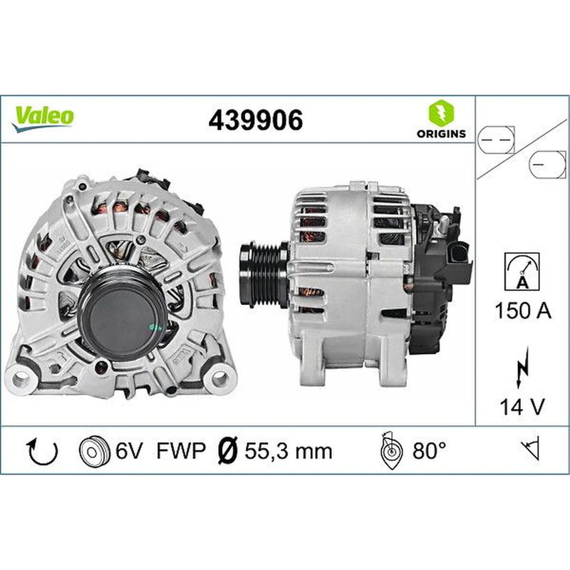 Valeo Car Alternator 12V 439906