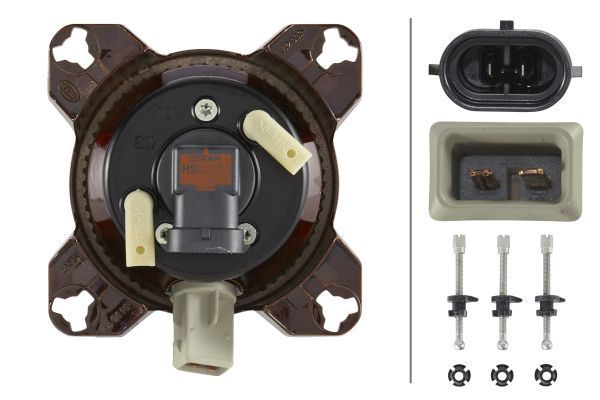 Hella Insert, high beam headlight Front 1K0 008 191-131