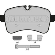 Juratek Rear Brake Pad Set JCP011