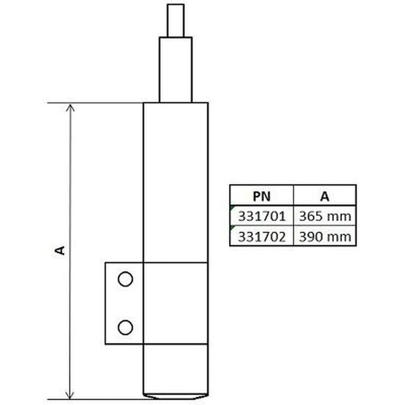 KYB Shock Absorber Damper Strut Front 331702