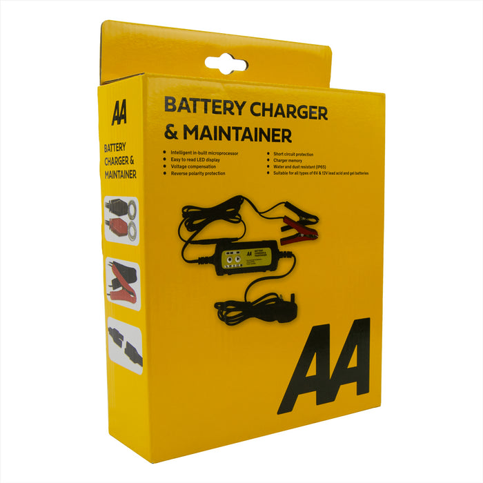 AA Smart Car Battery Charger Maintainer 1.5A
