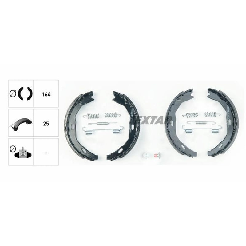 Textar Parking Brake Shoe Set 91066900