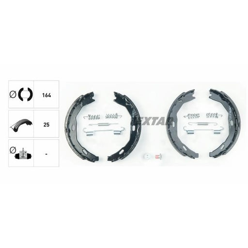 Textar Parking Brake Shoe Set 91066900