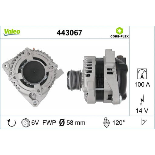 Valeo Car Alternator 12V 443067