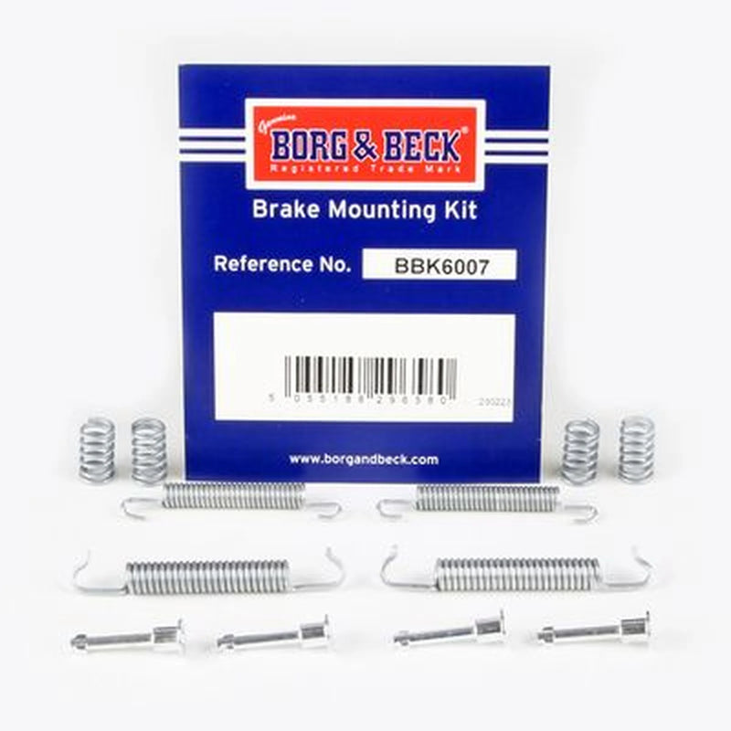 Borg & Beck Parking Brake Shoe Accessory Kit Rear BBK6007