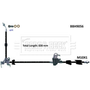 Borg & Beck Brake Hydraulic Hose Line Front Left BBH9056