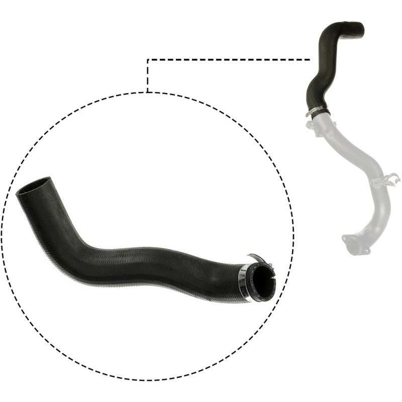 Gates Intercooler Turbo Charge Air Hose 460mm 09-1695