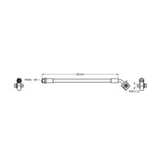 Juratek Brake Hydraulic Hose Line Front Left JBH1502L