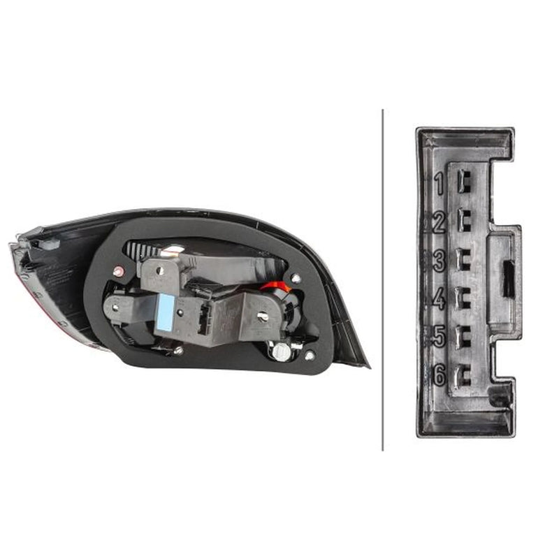 Hella Tail Light / Lamp W16W Right 2VP 008 679-121