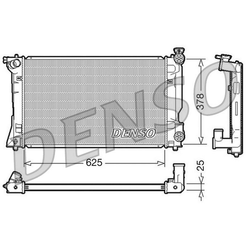 Denso Engine Radiator DRM50035