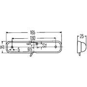 Hella Interior Lamp 2JA Interior 2JA 001 330-001 3 231 789 R 1 2JA 001 330-001