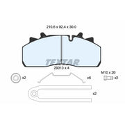 Textar Brake Pad Set 2931302