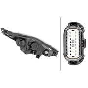 Hella Headlight Headlamp H7 Left 1LL 354 803-091