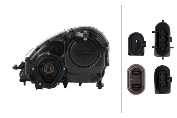 Hella Headlight Headlamp H7/H7 Right