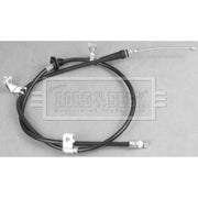 Borg & Beck Handbrake Cable Left Rear BKB2999