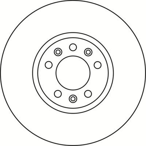 Abtex 2 x Vented Front Brake Discs BD1976V