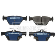 Borg & Beck 4 x Rear Brake Pad Set BBP2571