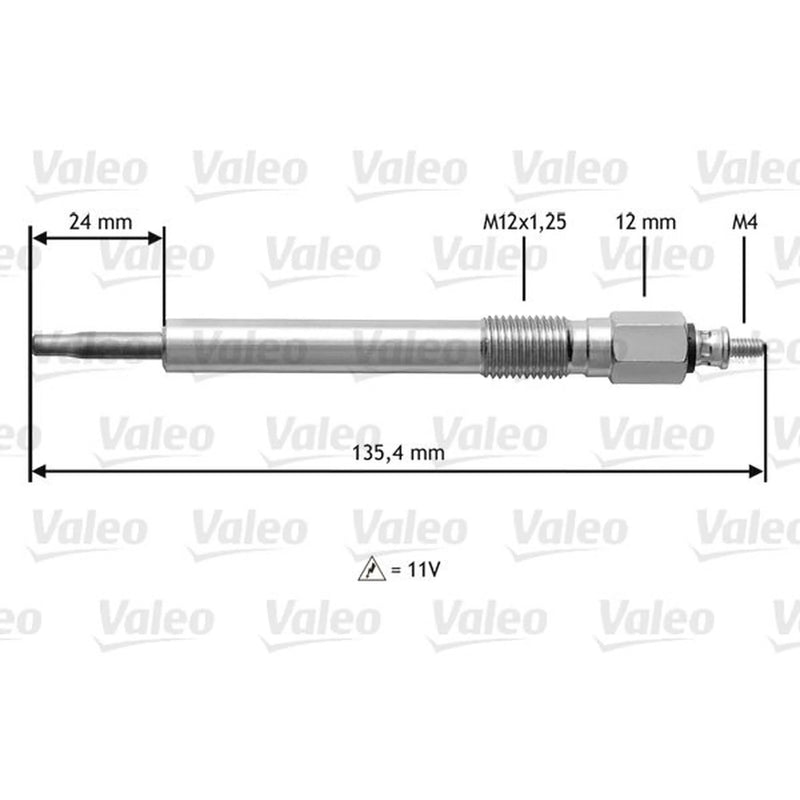 Valeo Diesel Engine Glow Plug 345178