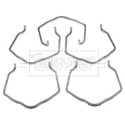 Borg & Beck 5 x Charge Air Hose Fastening Clamp Wide 2mm Thick BHC2000