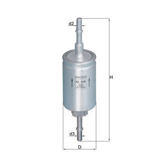 Mahle Fuel Filter Element KL 458