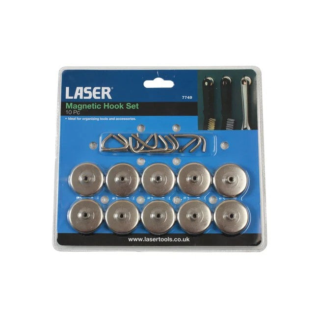 Laser Tools Magnetic Hook Set 10pc - PL