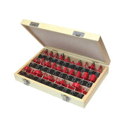 Faithfull 1/4in TCT Router Bit Set, 30 Piece - FAIRBS30