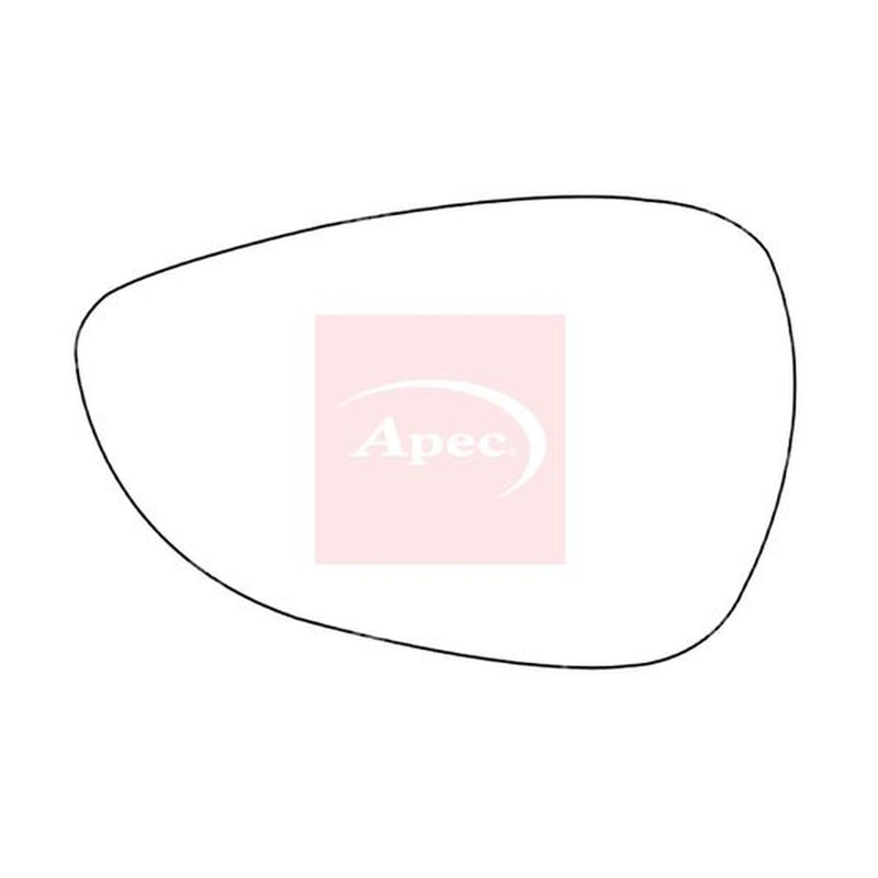 Apec Exterior Wing Mirror Glass Left AMS2347